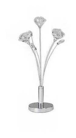 Heart of House Rosa 3 Light Table Lamp - Chrome.